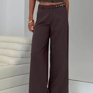 Princess Polly Miku Pants Brown